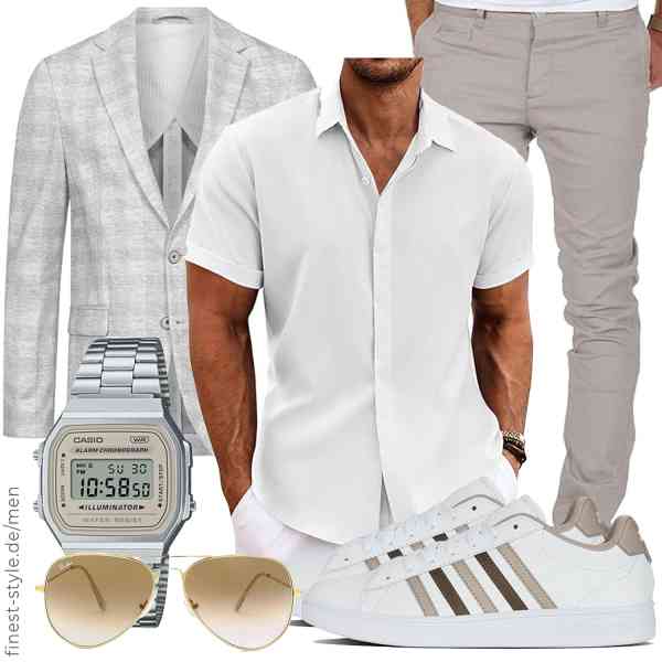 Top herren-Outfit im Finest-Trend-Style für ein selbstbewusstes Modegefühl mit tollen Produkten von JEFF,COOFANDY,Amaci&Sons,Casio,Pro Acme,K-Swiss