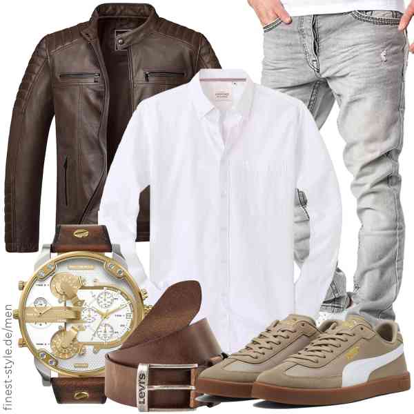Top herren-Outfit im Finest-Trend-Style für ein selbstbewusstes Modegefühl mit tollen Produkten von ,J.VER,Amaci&Sons,Diesel,Levi\'s,PUMA