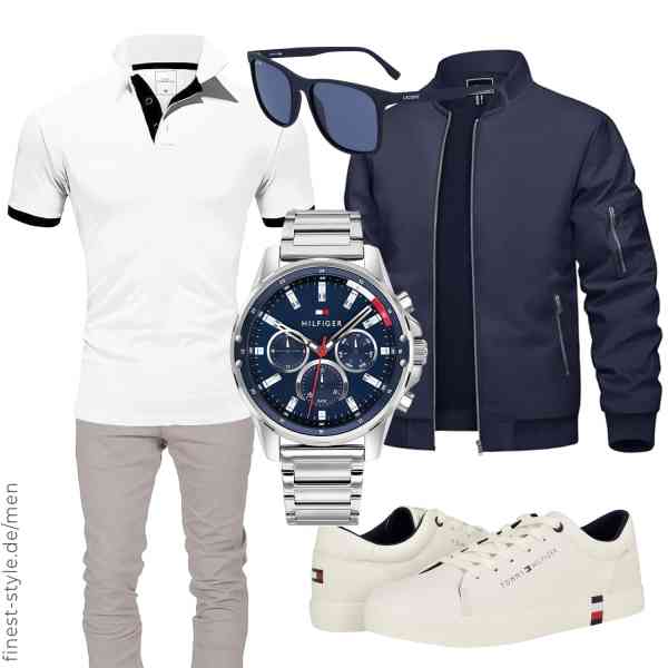 Top herren-Outfit im Finest-Trend-Style für ein selbstbewusstes Modegefühl mit tollen Produkten von TACVASEN,Amaci&Sons,Amaci&Sons,Tommy Hilfiger,Lacoste,Tommy Hilfiger