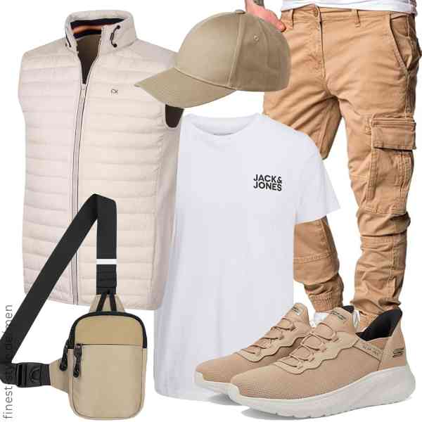 Top herren-Outfit im Finest-Trend-Style für ein selbstbewusstes Modegefühl mit tollen Produkten von Calvin Klein,JACK & JONES,REPUBLIX,JACK & JONES,Long Keeper,Skechers