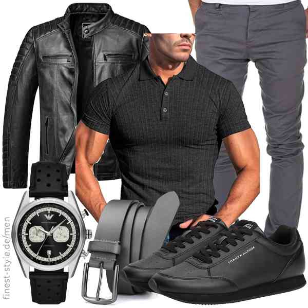 Top herren-Outfit im Finest-Trend-Style für ein selbstbewusstes Modegefühl mit tollen Produkten von Amaci&Sons,Lehmanlin,Amaci&Sons,Emporio Armani,CHAOREN,Tommy Hilfiger
