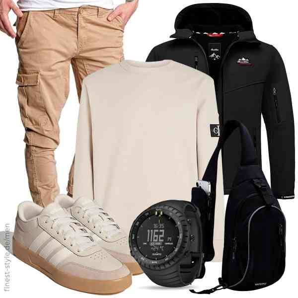 Top herren-Outfit im Finest-Trend-Style für ein selbstbewusstes Modegefühl mit tollen Produkten von Amaci&Sons,Calvin Klein,Amaci&Sons,Suunto,WATERFLY,adidas