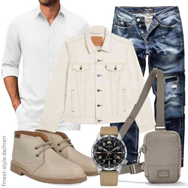Top herren-Outfit im Finest-Trend-Style für ein selbstbewusstes Modegefühl mit tollen Produkten von Levi\'s,COOFANDY,REPUBLIX,Citizen,Johnny Urban,PAYMA