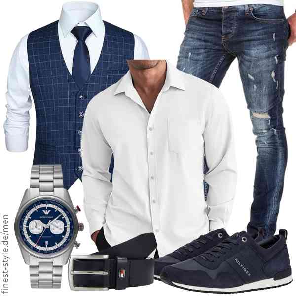Top herren-Outfit im Finest-Trend-Style für ein selbstbewusstes Modegefühl mit tollen Produkten von COOFANDY,HISDERN,Amaci&Sons,Emporio Armani,Tommy Hilfiger,Tommy Hilfiger