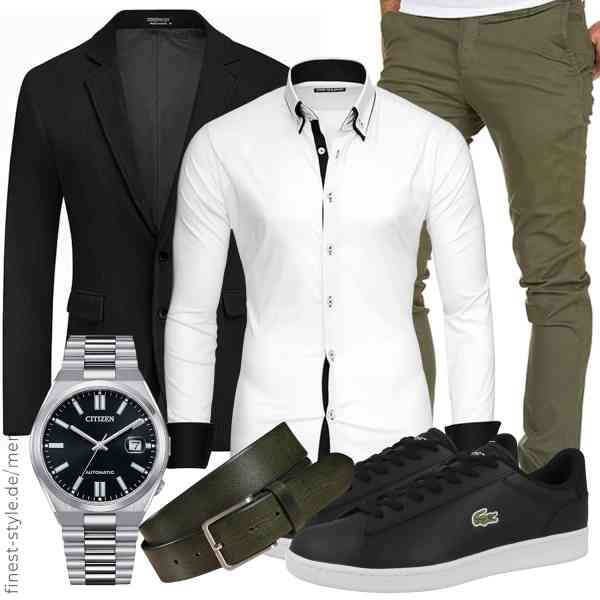 Top herren-Outfit im Finest-Trend-Style für ein selbstbewusstes Modegefühl mit tollen Produkten von COOFANDY,Reslad,Amaci&Sons,Citizen,Fenix Fashion,Lacoste