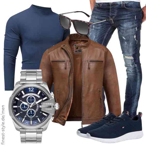 Top herren-Outfit im Finest-Trend-Style für ein selbstbewusstes Modegefühl mit tollen Produkten von Amaci&Sons,COOFANDY,Amaci&Sons,Diesel,JIM HALO,Tommy Hilfiger