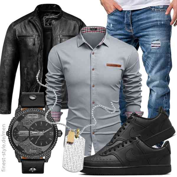 Top herren-Outfit im Finest-Trend-Style für ein selbstbewusstes Modegefühl mit tollen Produkten von Amaci&Sons,COOFANDY,Amaci&Sons,Diesel,Diesel,NIKE