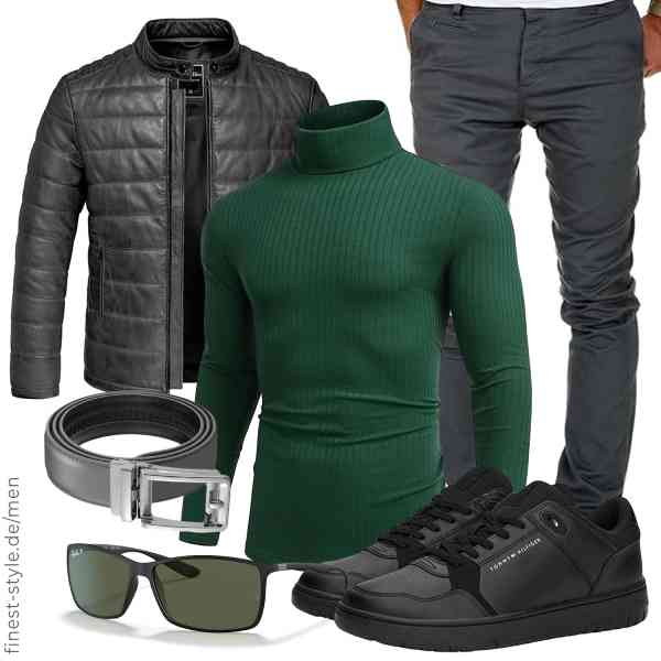 Top herren-Outfit im Finest-Trend-Style für ein selbstbewusstes Modegefühl mit tollen Produkten von ,COOFANDY,Amaci&Sons,Yorggvel,Ray-Ban,Tommy Hilfiger