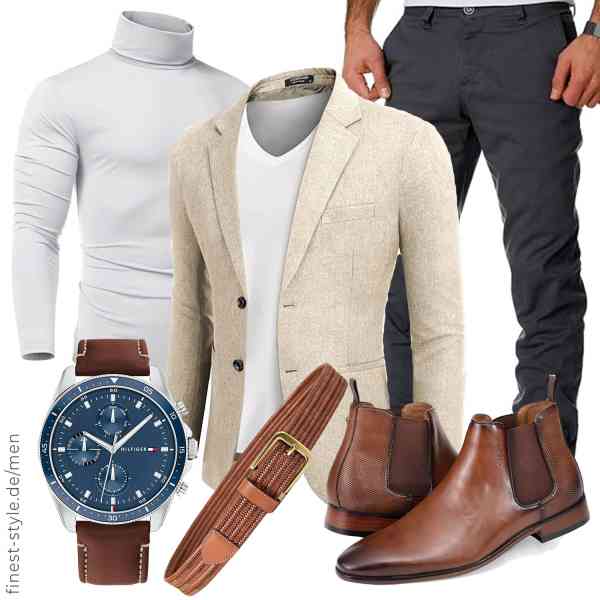 Top herren-Outfit im Finest-Trend-Style für ein selbstbewusstes Modegefühl mit tollen Produkten von COOFANDY,COOFANDY,Amaci&Sons,Tommy Hilfiger,Amazon Essentials,Tommy Hilfiger