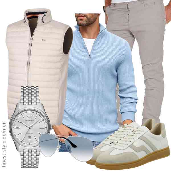 Top herren-Outfit im Finest-Trend-Style für ein selbstbewusstes Modegefühl mit tollen Produkten von ,COOFANDY,Amaci&Sons,Emporio Armani,Ray-Ban,GANT