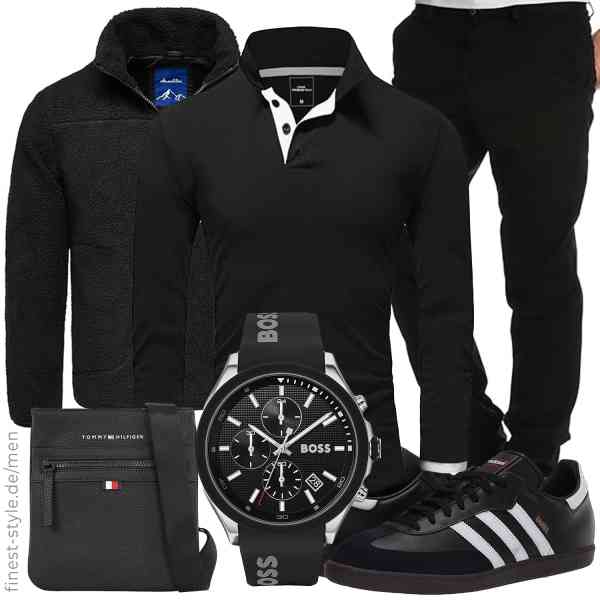 Top herren-Outfit im Finest-Trend-Style für ein selbstbewusstes Modegefühl mit tollen Produkten von Amaci&Sons,Amaci&Sons,Amaci&Sons,BOSS,Tommy Hilfiger,adidas