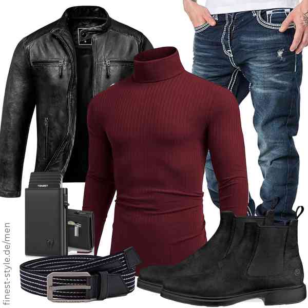 Top herren-Outfit im Finest-Trend-Style für ein selbstbewusstes Modegefühl mit tollen Produkten von Amaci&Sons,COOFANDY,Amaci&Sons,TENBST,Under Armour,ECCO