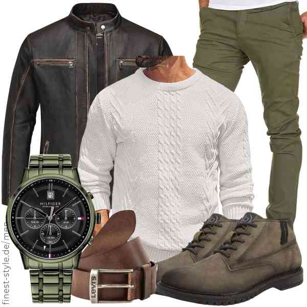Top herren-Outfit im Finest-Trend-Style für ein selbstbewusstes Modegefühl mit tollen Produkten von Amaci&Sons,COOFANDY,Amaci&Sons,Tommy Hilfiger,Levi\'s,bugatti