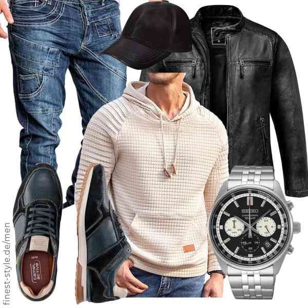 Top herren-Outfit im Finest-Trend-Style für ein selbstbewusstes Modegefühl mit tollen Produkten von ,COOFANDY,REPUBLIX,Seiko,Infinity Leather,camel active