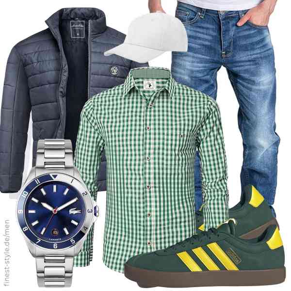 Top herren-Outfit im Finest-Trend-Style für ein selbstbewusstes Modegefühl mit tollen Produkten von Amaci&Sons,EIISSION,Amaci&Sons,Lacoste,REEFLESS,adidas