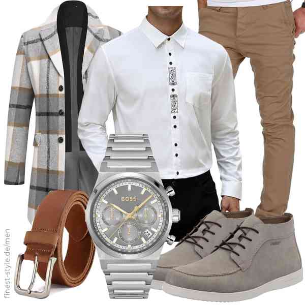 Top herren-Outfit im Finest-Trend-Style für ein selbstbewusstes Modegefühl mit tollen Produkten von COOFANDY,COOFANDY,Amaci&Sons,BOSS,CHAOREN,Rieker