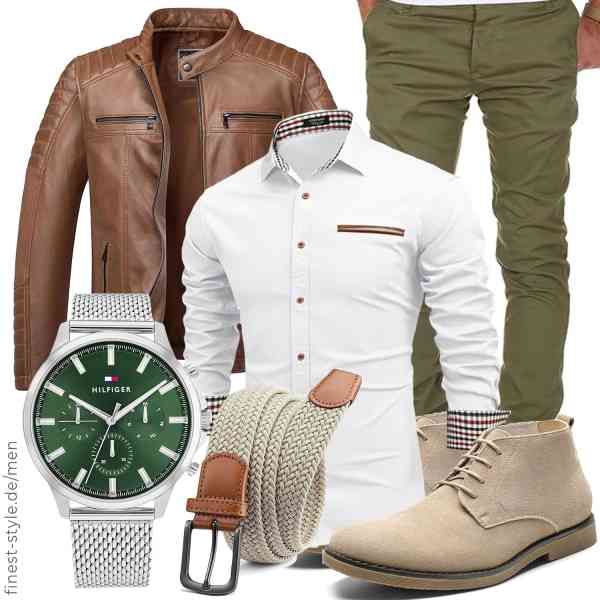 Top herren-Outfit im Finest-Trend-Style für ein selbstbewusstes Modegefühl mit tollen Produkten von Amaci&Sons,COOFANDY,Amaci&Sons,Tommy Hilfiger,CHAOREN,Bruno Marc