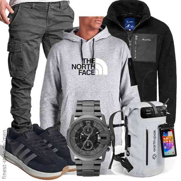 Top herren-Outfit im Finest-Trend-Style für ein selbstbewusstes Modegefühl mit tollen Produkten von Amaci&Sons,THE NORTH FACE,Amaci&Sons,DIESEL,Earth Pak,adidas