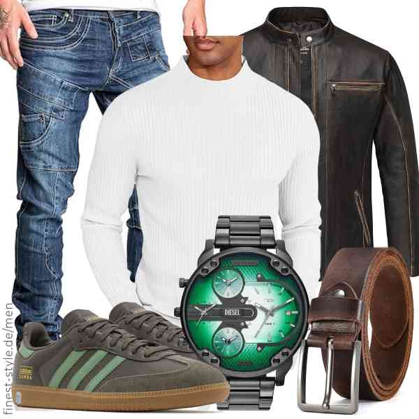 Top herren-Outfit im Finest-Trend-Style für ein selbstbewusstes Modegefühl mit tollen Produkten von Amaci&Sons,COOFANDY,Amaci&Sons,Diesel,DOOPAI,adidas
