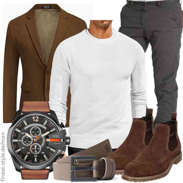 Top herren-Outfit im Finest-Trend-Style für ein selbstbewusstes Modegefühl mit tollen Produkten von COOFANDY,COOFANDY,Amaci&Sons,Diesel,G-STAR RAW,bugatti
