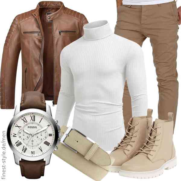 Top herren-Outfit im Finest-Trend-Style für ein selbstbewusstes Modegefühl mit tollen Produkten von Amaci&Sons,COOFANDY,Amaci&Sons,Fossil,BELTINGER,Calvin Klein