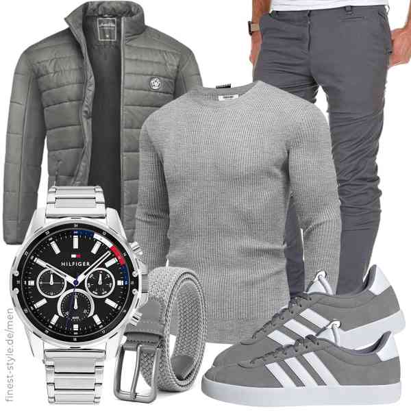 Top herren-Outfit im Finest-Trend-Style für ein selbstbewusstes Modegefühl mit tollen Produkten von Amaci&Sons,COOFANDY,Amaci&Sons,Tommy Hilfiger,DOOPAI,adidas