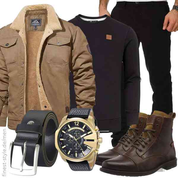 Top herren-Outfit im Finest-Trend-Style für ein selbstbewusstes Modegefühl mit tollen Produkten von MAGCOMSEN,Amaci&Sons,Amaci&Sons,Diesel,LINDENMANN,Levi\'s