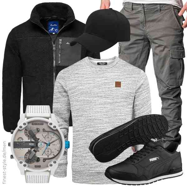 Top herren-Outfit im Finest-Trend-Style für ein selbstbewusstes Modegefühl mit tollen Produkten von ,Amaci&Sons,Amaci&Sons,Diesel,Breampot,PUMA