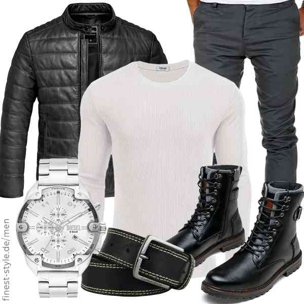 Top herren-Outfit im Finest-Trend-Style für ein selbstbewusstes Modegefühl mit tollen Produkten von ,COOFANDY,Amaci&Sons,Diesel,GianMarcoVenturi,VOSTEY