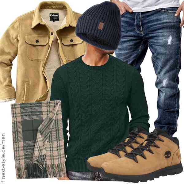 Top herren-Outfit im Finest-Trend-Style für ein selbstbewusstes Modegefühl mit tollen Produkten von Puhope,COOFANDY,Amaci&Sons,Wmcaps,Generisch,Timberland