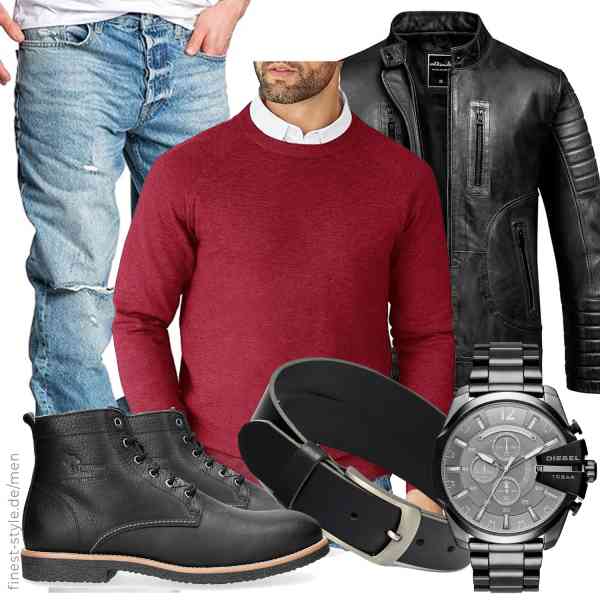 Top herren-Outfit im Finest-Trend-Style für ein selbstbewusstes Modegefühl mit tollen Produkten von ,COOFANDY,Amaci&Sons,DIESEL,Fa.Volmer,Panama Jack