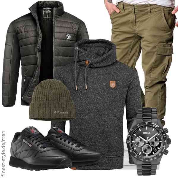 Top herren-Outfit im Finest-Trend-Style für ein selbstbewusstes Modegefühl mit tollen Produkten von ,Amaci&Sons,Amaci&Sons,BOSS,Columbia,Reebok
