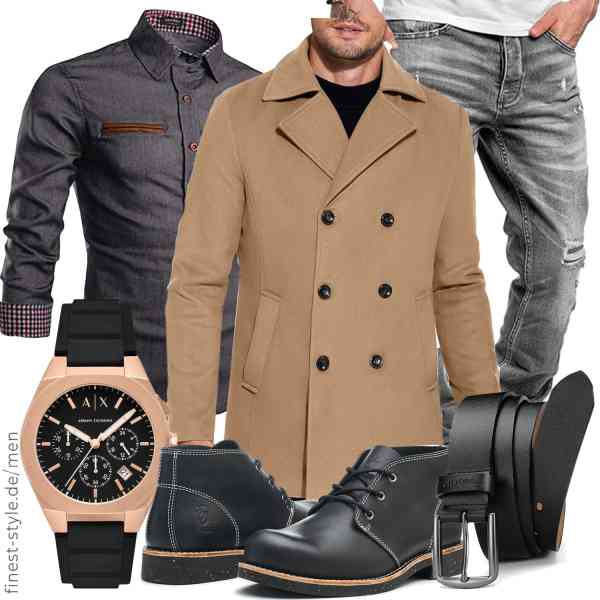 Top herren-Outfit im Finest-Trend-Style für ein selbstbewusstes Modegefühl mit tollen Produkten von COOFANDY,COOFANDY,Amaci&Sons,Armani Exchange,CHAOREN,SL-Saint
