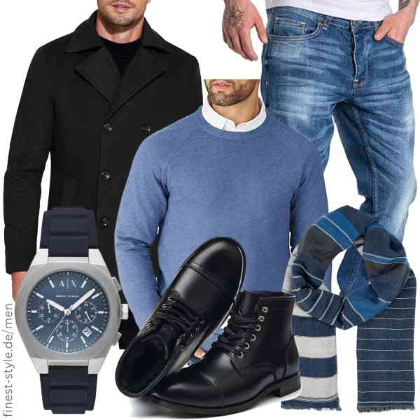 Top herren-Outfit im Finest-Trend-Style für ein selbstbewusstes Modegefühl mit tollen Produkten von COOFANDY,COOFANDY,Amaci&Sons,Armani Exchange,LINDENMANN,SL-Saint