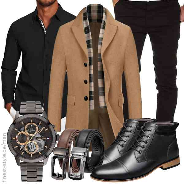 Top herren-Outfit im Finest-Trend-Style für ein selbstbewusstes Modegefühl mit tollen Produkten von COOFANDY,COOFANDY,Amaci&Sons,Tommy Hilfiger,WERFORU,ANUFER