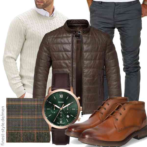 Top herren-Outfit im Finest-Trend-Style für ein selbstbewusstes Modegefühl mit tollen Produkten von ,COOFANDY,Amaci&Sons,Fossil,Oxfords Cashmere,LLOYD