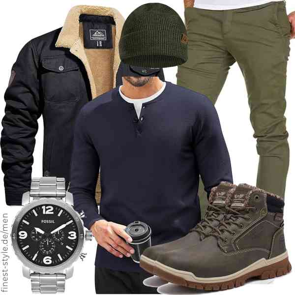 Top herren-Outfit im Finest-Trend-Style für ein selbstbewusstes Modegefühl mit tollen Produkten von MAGCOMSEN,COOFANDY,Amaci&Sons,Fossil,DANISH ENDURANCE,ARRIGO BELLO