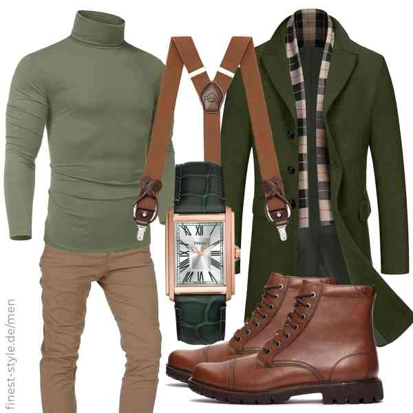 Top herren-Outfit im Finest-Trend-Style für ein selbstbewusstes Modegefühl mit tollen Produkten von COOFANDY,COOFANDY,Amaci&Sons,Fossil,Kohentact,Clarks