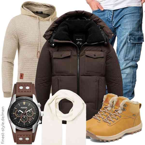 Top herren-Outfit im Finest-Trend-Style für ein selbstbewusstes Modegefühl mit tollen Produkten von Amaci&Sons,COOFANDY,Amaci&Sons,Fossil,JACK & JONES,PASTAZA