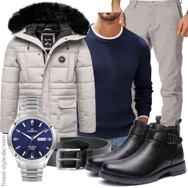 Top herren-Outfit im Finest-Trend-Style für ein selbstbewusstes Modegefühl mit tollen Produkten von Amaci&Sons,COOFANDY,Amaci&Sons,Dugena,Calvin Klein,Bruno Marc