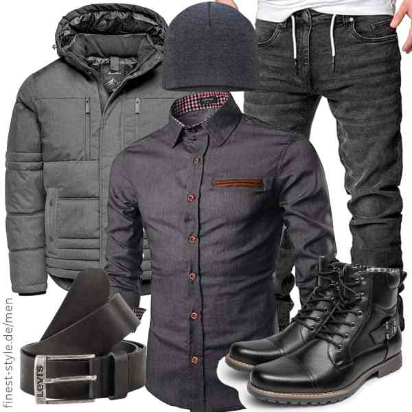 Top herren-Outfit im Finest-Trend-Style für ein selbstbewusstes Modegefühl mit tollen Produkten von Amaci&Sons,COOFANDY,Amaci&Sons,TODO,Levi\'s,Bruno Marc