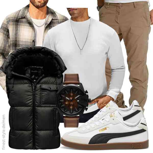 Top herren-Outfit im Finest-Trend-Style für ein selbstbewusstes Modegefühl mit tollen Produkten von Amaci&Sons,COOFANDY,COOFANDY,REPUBLIX,Diesel,PUMA