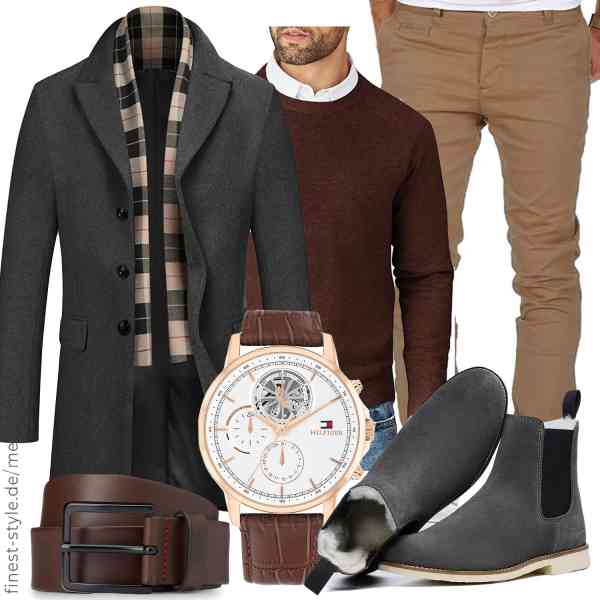Top herren-Outfit im Finest-Trend-Style für ein selbstbewusstes Modegefühl mit tollen Produkten von COOFANDY,COOFANDY,Amaci&Sons,Tommy Hilfiger,HUGO,SL-Saint