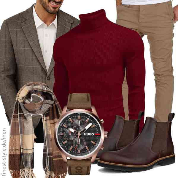 Top herren-Outfit im Finest-Trend-Style für ein selbstbewusstes Modegefühl mit tollen Produkten von PJ PAUL JONES,COOFANDY,Amaci&Sons,HUGO,Miss Lulu,ECCO
