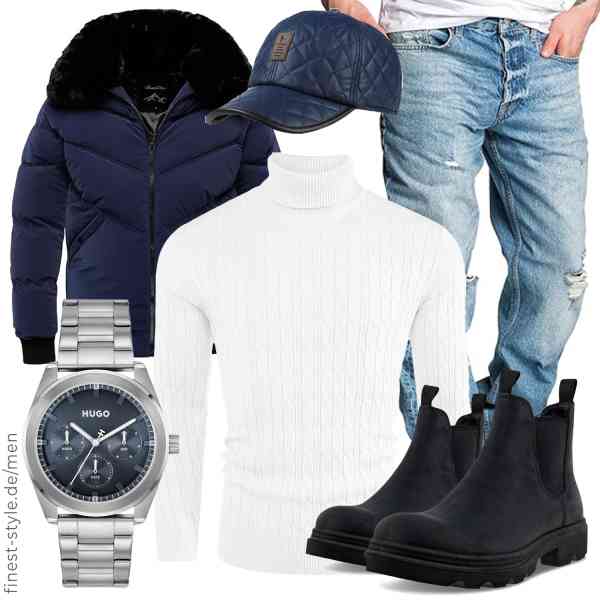 Top herren-Outfit im Finest-Trend-Style für ein selbstbewusstes Modegefühl mit tollen Produkten von Amaci&Sons,COOFANDY,Amaci&Sons,HUGO,Estwell,ECCO