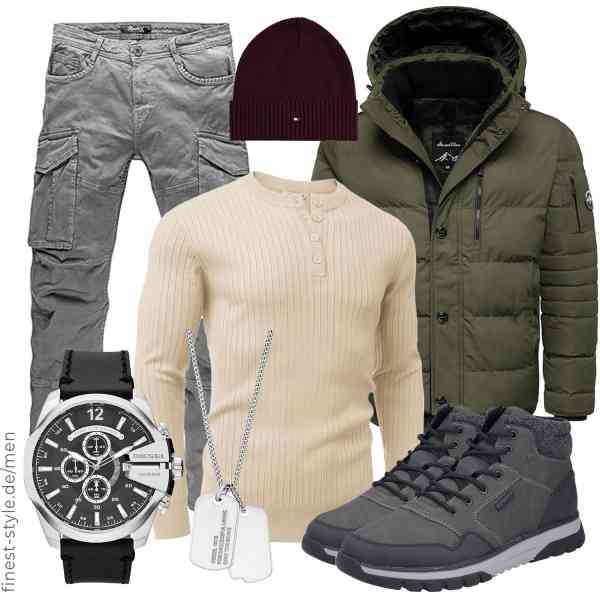 Top herren-Outfit im Finest-Trend-Style für ein selbstbewusstes Modegefühl mit tollen Produkten von Amaci&Sons,COOFANDY,REPUBLIX,Diesel,Tommy Hilfiger,Rieker