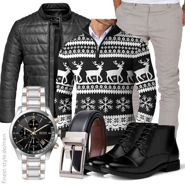 Top herren-Outfit im Finest-Trend-Style für ein selbstbewusstes Modegefühl mit tollen Produkten von Amaci&Sons,COOFANDY,Amaci&Sons,BOSS,FOMAX,Amazon Essentials