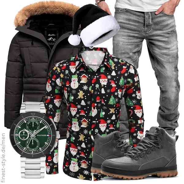 Top herren-Outfit im Finest-Trend-Style für ein selbstbewusstes Modegefühl mit tollen Produkten von Amaci&Sons,COOFANDY,Amaci&Sons,Tommy Hilfiger,KONVINIT,Wondamo