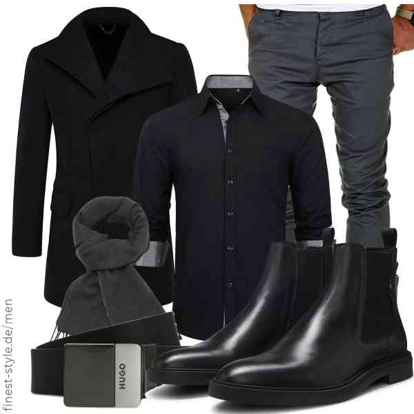 Top herren-Outfit im Finest-Trend-Style für ein selbstbewusstes Modegefühl mit tollen Produkten von COOFANDY,Enlision,Amaci&Sons,sy soul young,HUGO,BOSS