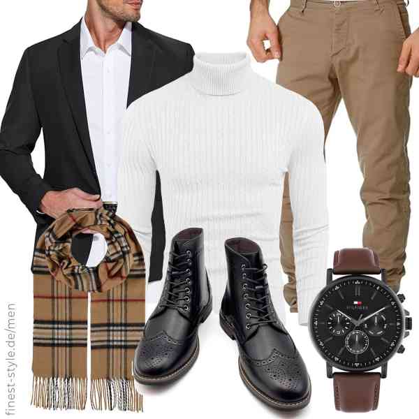 Top herren-Outfit im Finest-Trend-Style für ein selbstbewusstes Modegefühl mit tollen Produkten von COOFANDY,COOFANDY,Amaci&Sons,Tommy Hilfiger,Giorgio Rimaldi,Finishing & Sewing